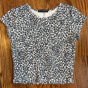 Brandy Melville Leopard Print Top